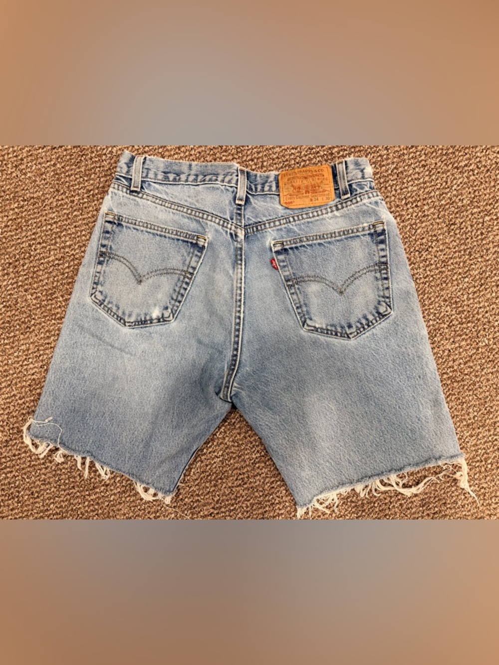 Vintage Levi’s 505 Cut-Off denim shorts